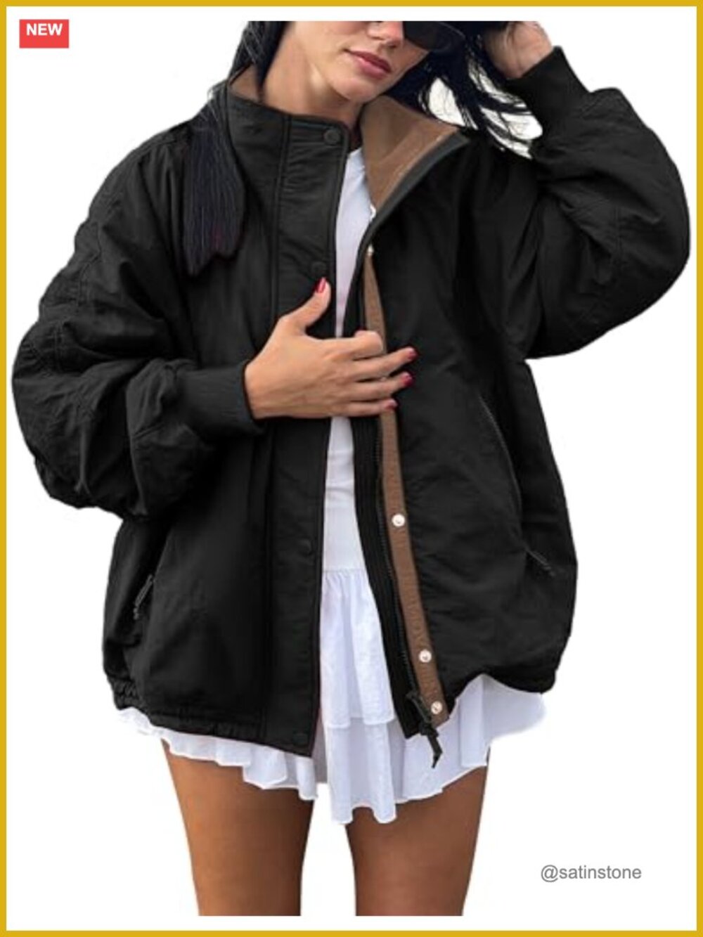 Women's Windproof Fleece Lined Lightweight Outdoor Jacket